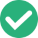 Green checkmark in a circle