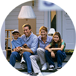 family of four - home refinance loans