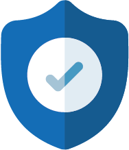 Shield blue icon