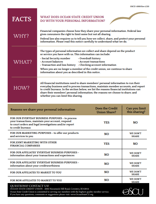 Privacy Policy Page 1