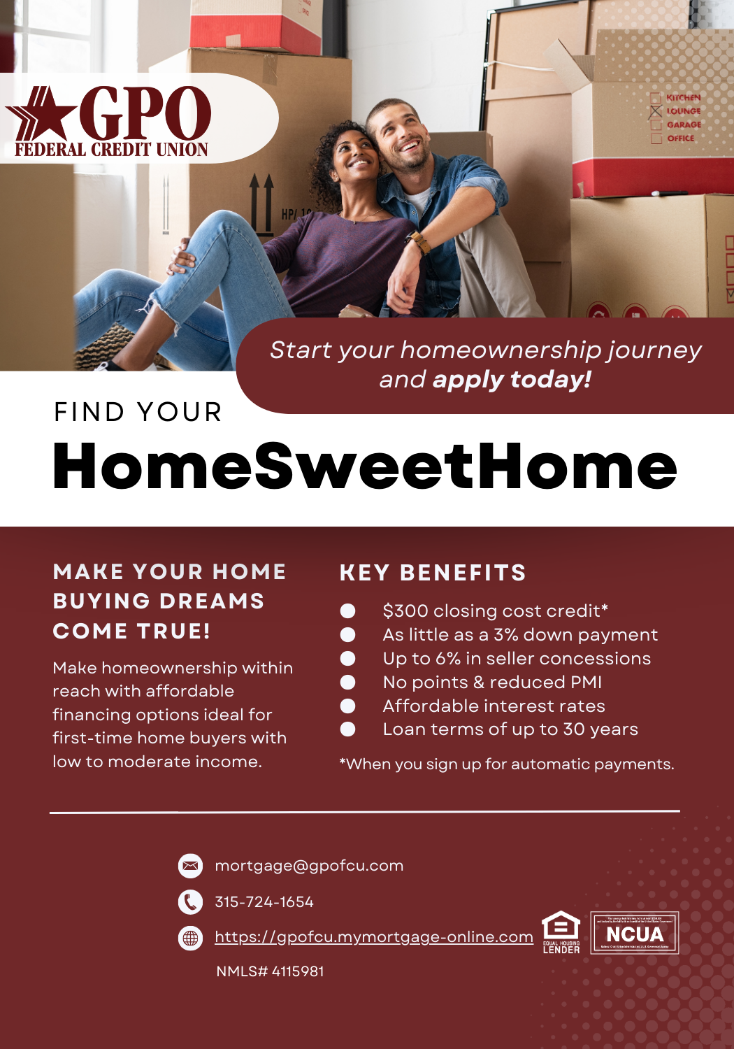 HomeSweetHome Loan Promo