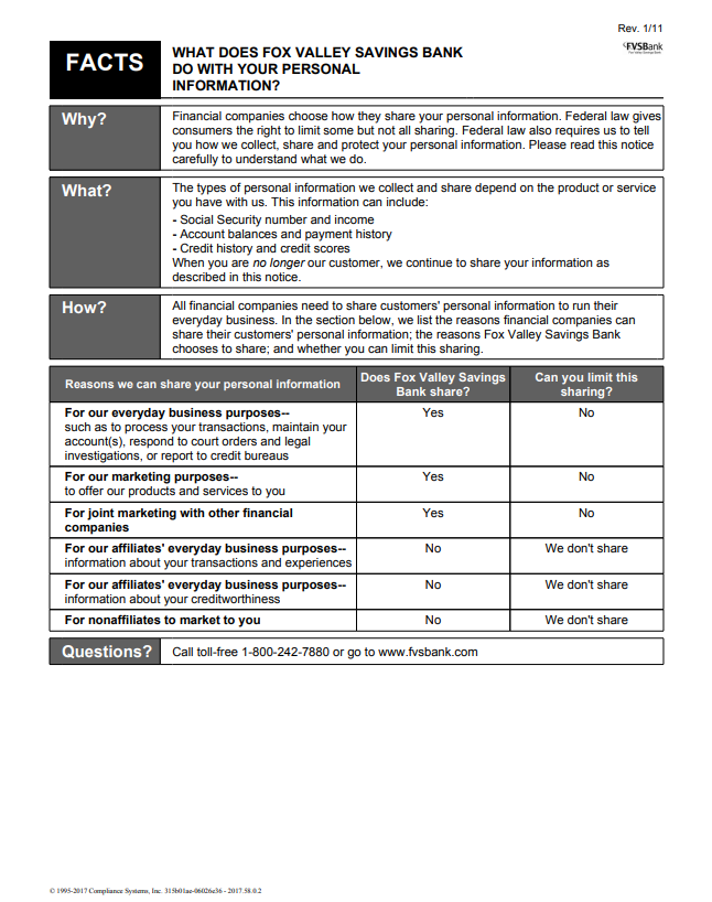 Privacy Policy Page 1