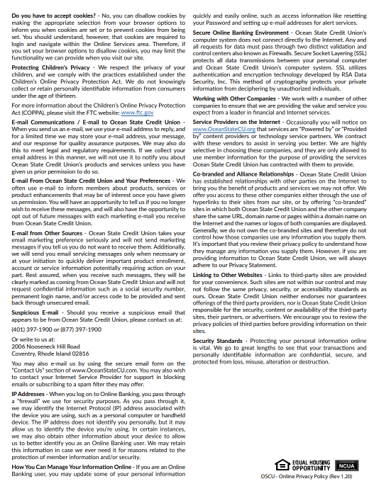 Online Privacy Policy Page 2