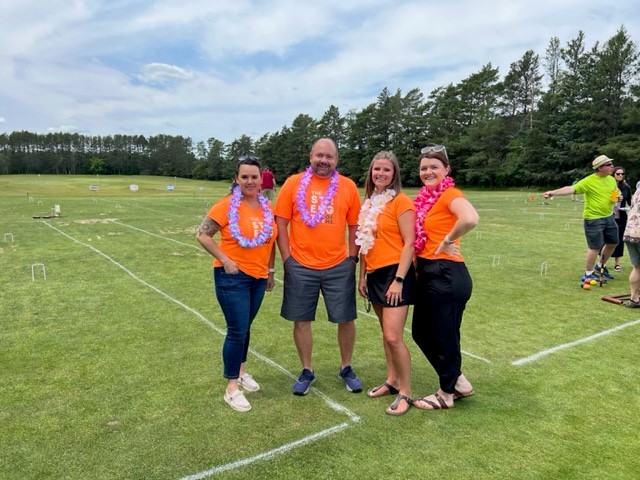 Sharalee Maslowski at the Cloquet Croquet Tournament