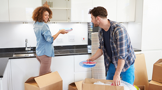 New couple moving in.